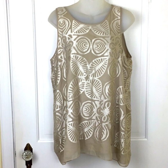 Max studio sleeveless blouse - Picture 1 of 7